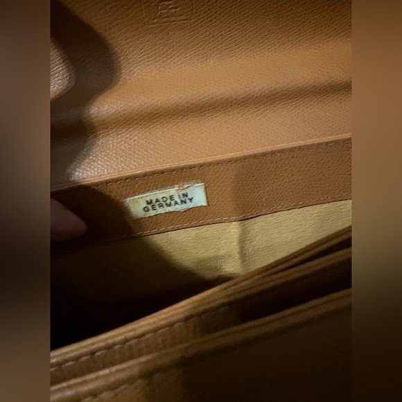 MCM Vintage Gold Hardware Leather Tote Bag - Picture 5 of 11